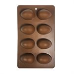 Silicone Baking Mold-Egg Shape 8 Cavity