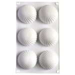 Swirl Hemisphere Silicone Baking & Freezing Mold 3.7 oz.